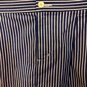Banana Republic Blue striped cotton skirt